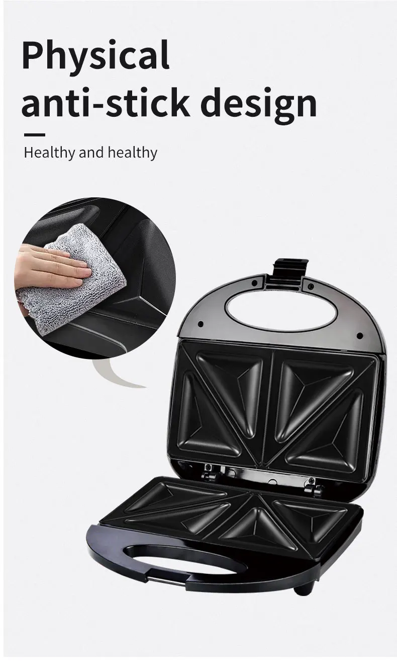 tostadora de pan sandwich al grill cocina accesorios ajustable fácil de usar