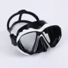 M2505 Adult Diving Mask (Black and White)