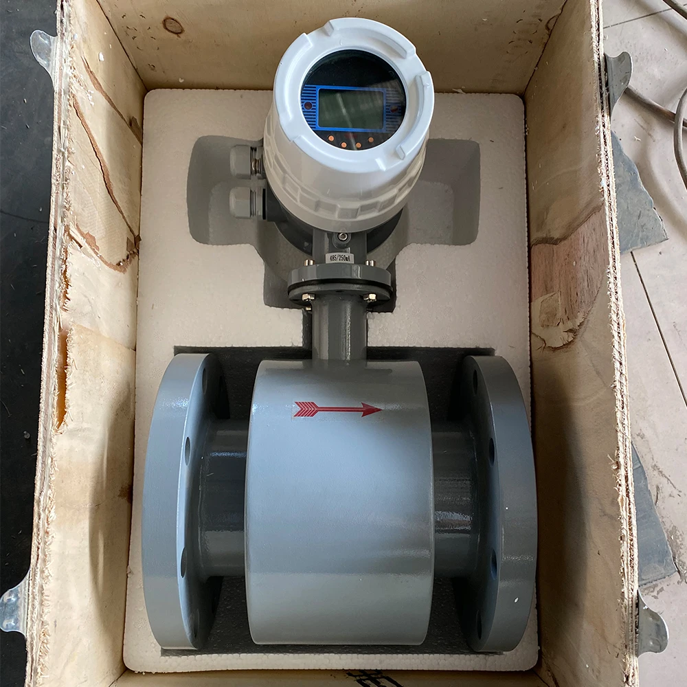 Remote Display Type Liquid Caudalimetro Flowmeter RS485 Water Electromagnetic Flow Meter