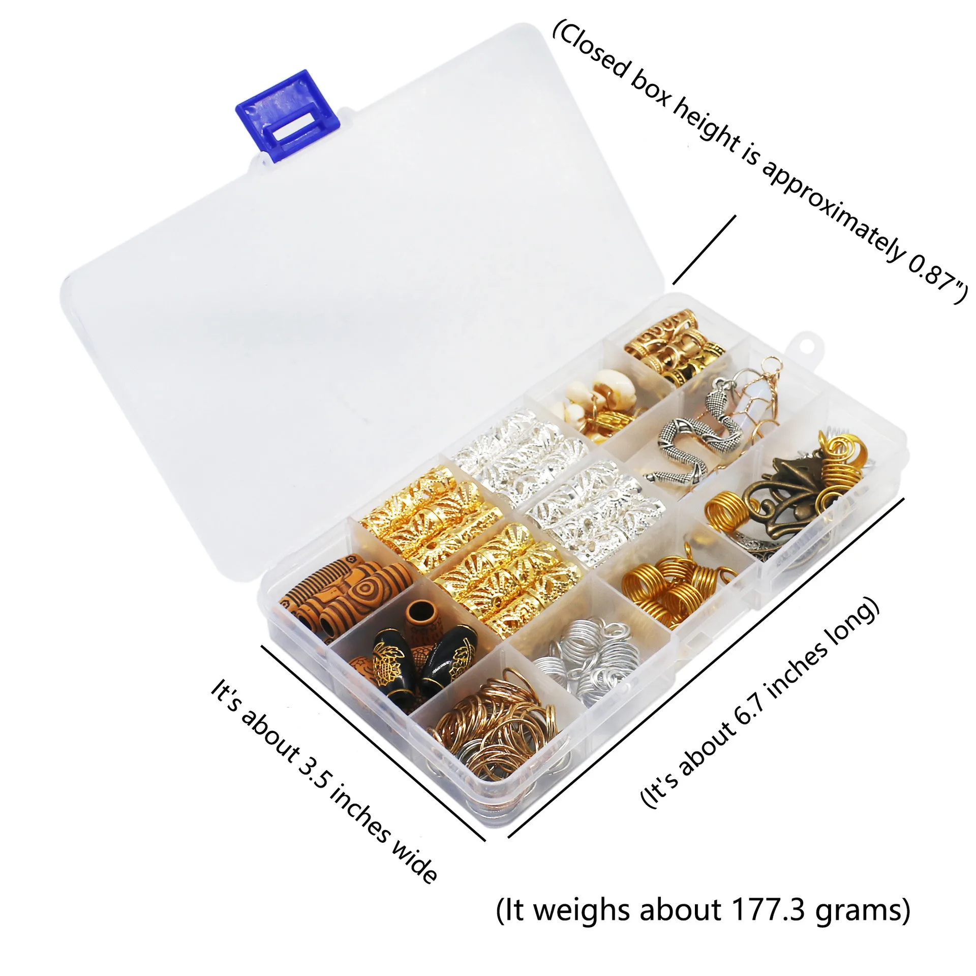 Дропшиппинг DIY парики Декор салон парик грязной косу волосы кольцо ювелирные изделия регги