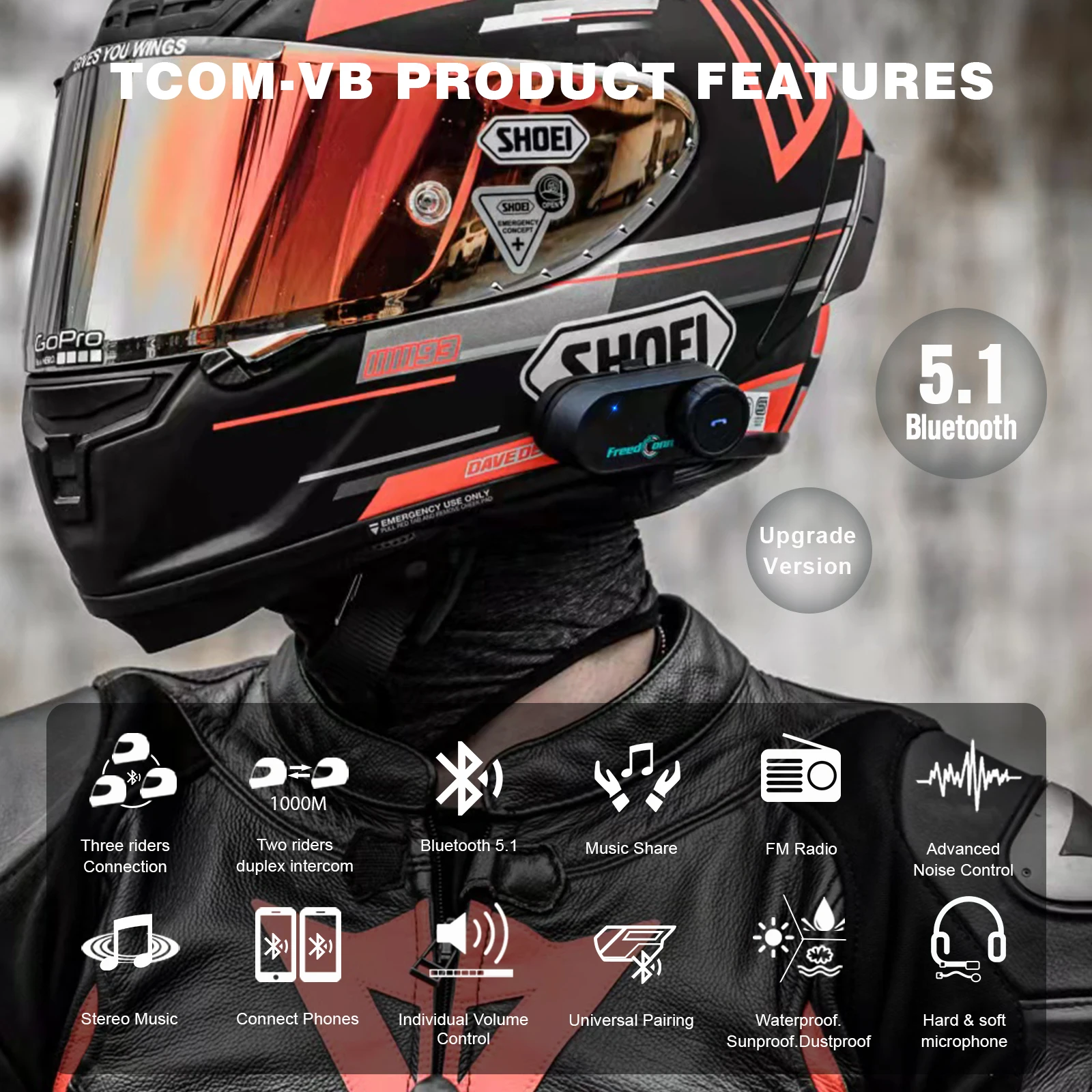 google assistant motorcycle helmet GDM GHOST Bluetooth with 4 Shields energy Bluetooth 5.3 connectivity Motorcycle helmet Bluetooth intercom, Bluetooth