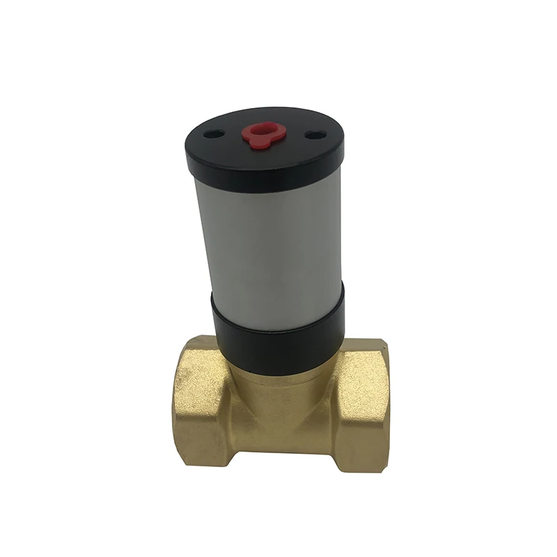 Q22DH Series Two Way Two Position  Brass Body Pneumatic Control air Solenoid  Control Valve