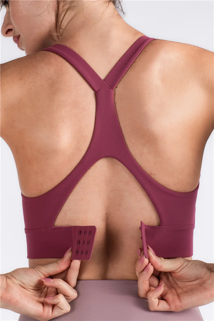 Ularmo® Femmes Yoga Vest Femmes Soutien-Gorge rembourré Gym Fitness Haut Yoga Vest 
