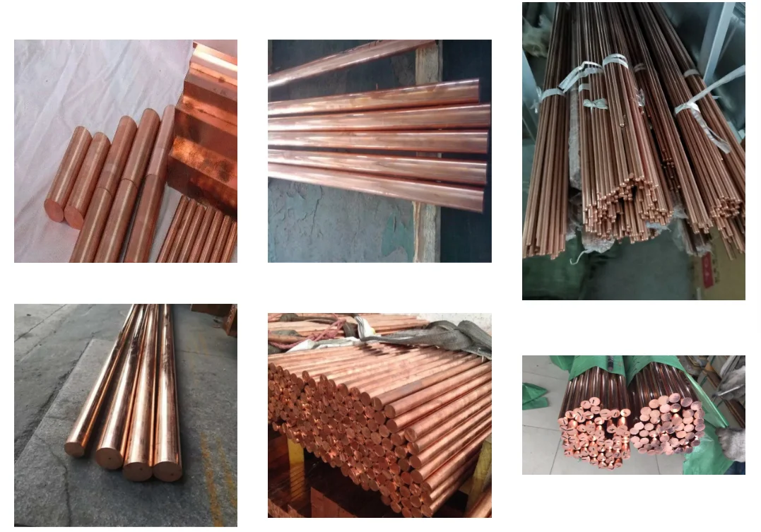 99.9% Pure Copper C11000 C101 Dia 2-90mm Round Rod Copper Bar - Buy ...