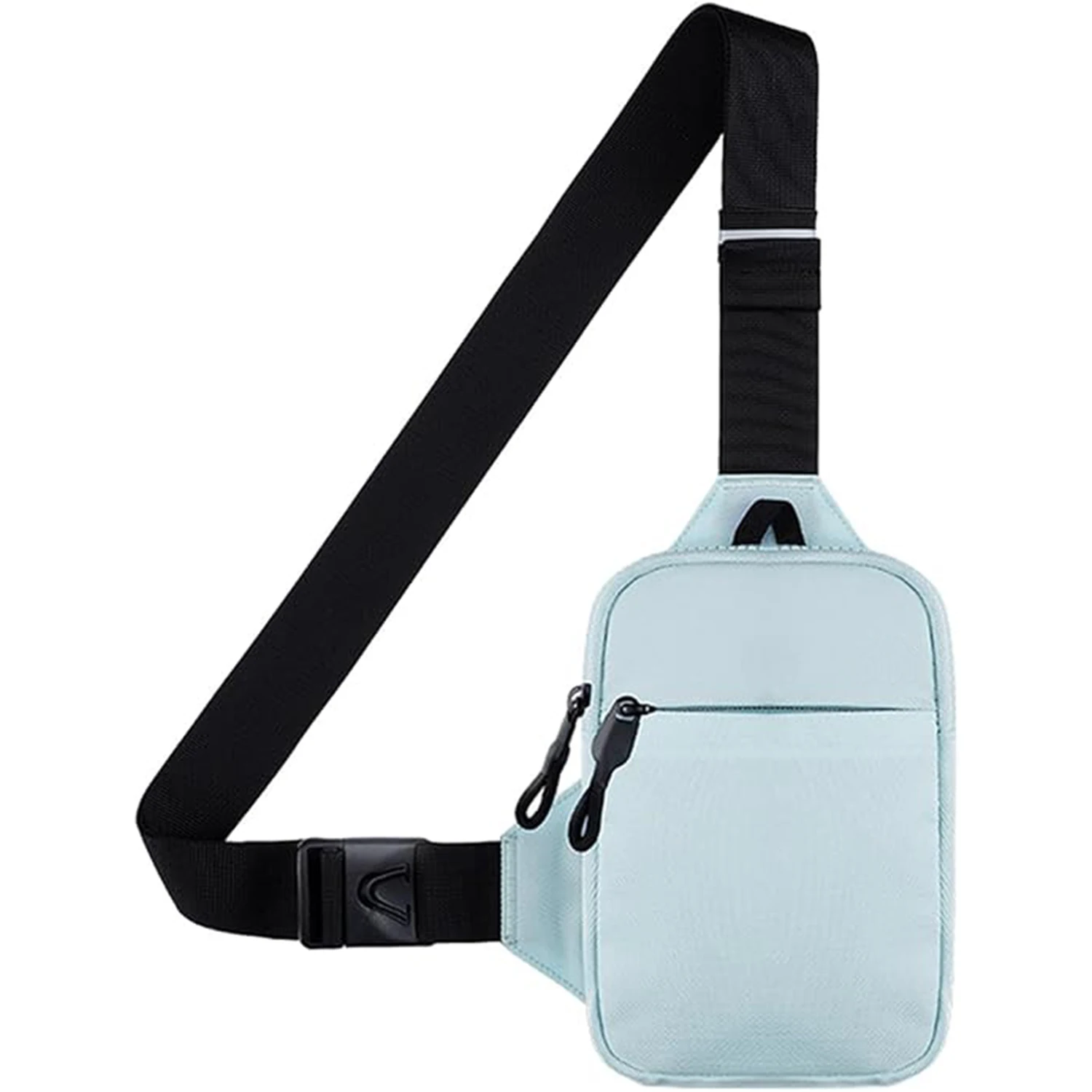 Multipurpose Waterproof Nylon Sling Single Shoulder Sport Crossbody Bag Men Women With Multiple Compartments