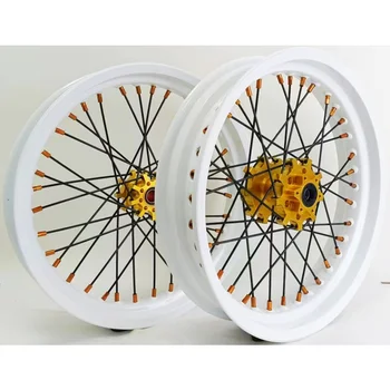 16*2.5 16*3.0 White Rim Wheel Set High Quality E-Bike Wheels Set For Surron Light Bee