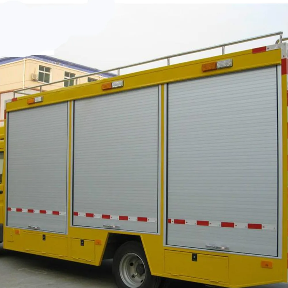 Fire Trucks Aluminium Automatic Rolling Shutter door roll up door Truck body Vehicle roller shutter