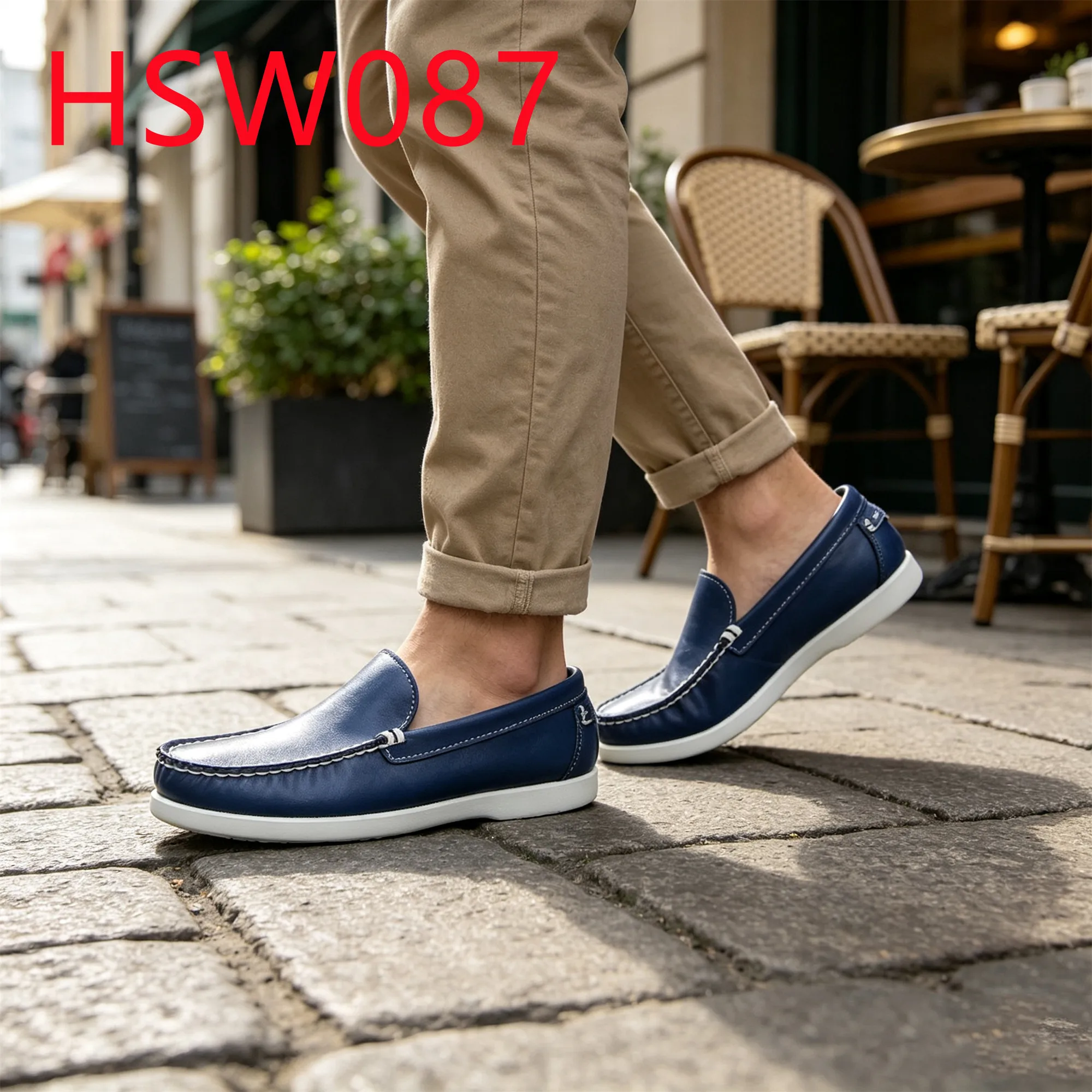 HY,Spain Popular Odor-Resistant 20 Pairs Classic Boat Shoes Handcrafted Non-chafing Feet Hua Singh Casual Penny Shoes HSW087