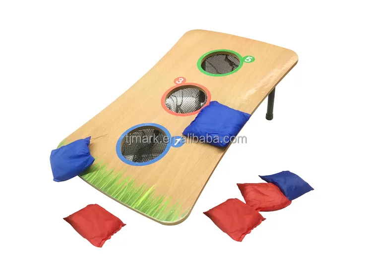 Outdoor Wholesale Bean Bag Toss Cornhole Board Game Case Toys Set Oem