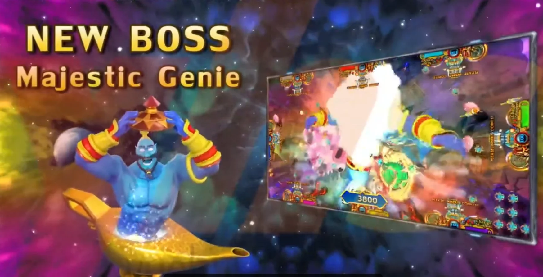 热销海洋王3阿拉丁冒险钓鱼游戏套件街机视频游戏室射击钓鱼游戏金属英文版