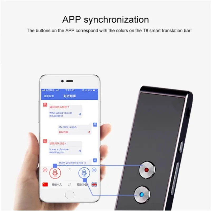 Multi Language Real Time Translation Device - Portable Voice