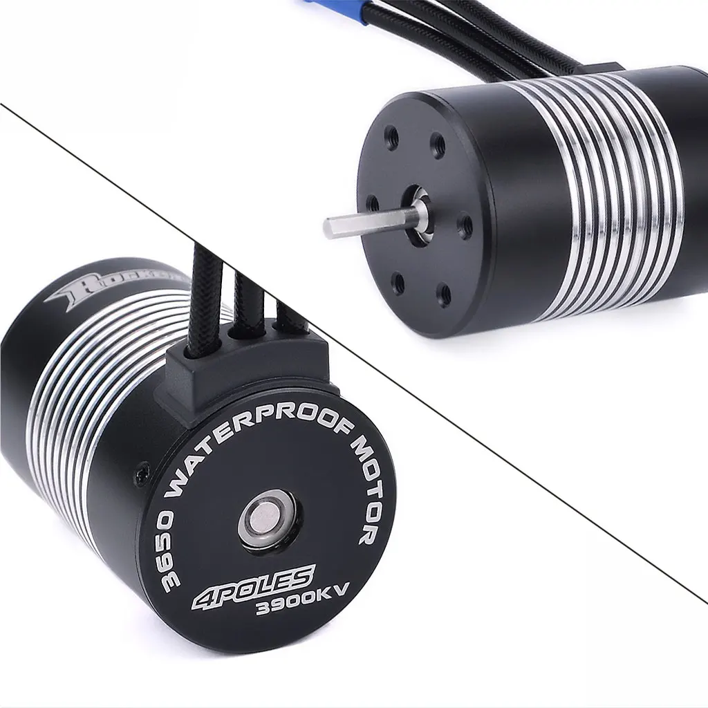 Rocket-RCブラシレスRCモーター防水3650 w/45A ESCコンボ、ロード
