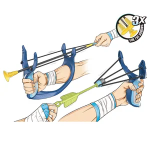 EPT Plastic Boys Play Fun Slingshot Game Bow Arrow Toy Set Archery Kids Indoor Outdoor Sports Mini Arrows Toys for Sale