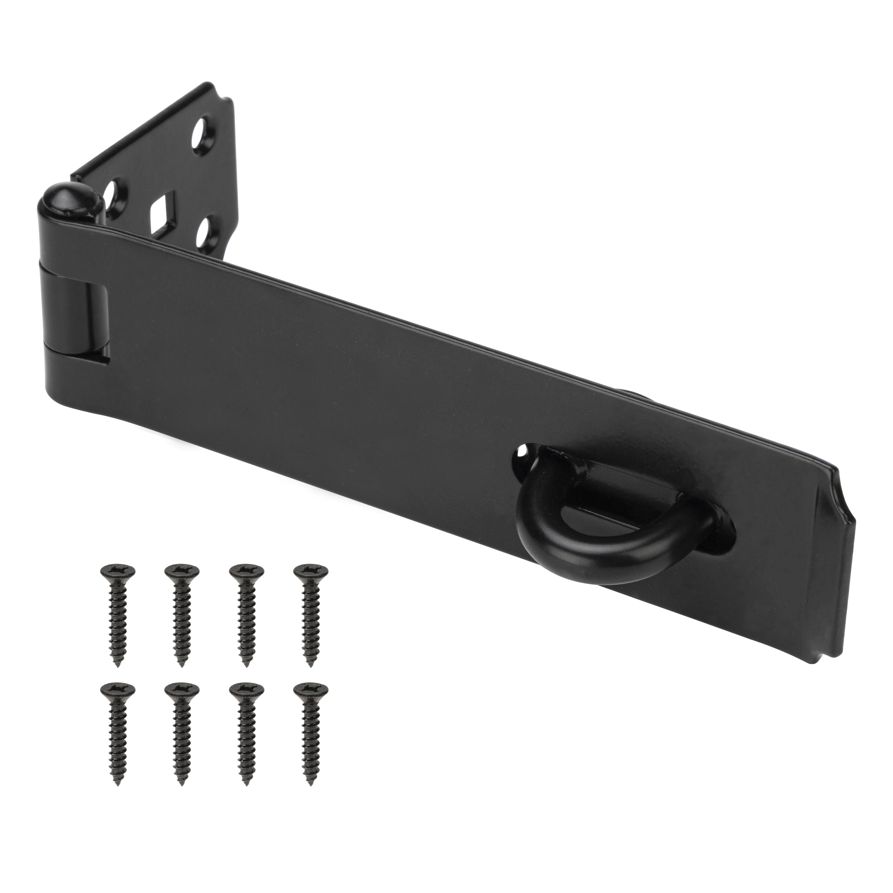 Sankins Heavy Duty Door Lock Hasp Latch,1/8" Thicker Iron Gate Hasp