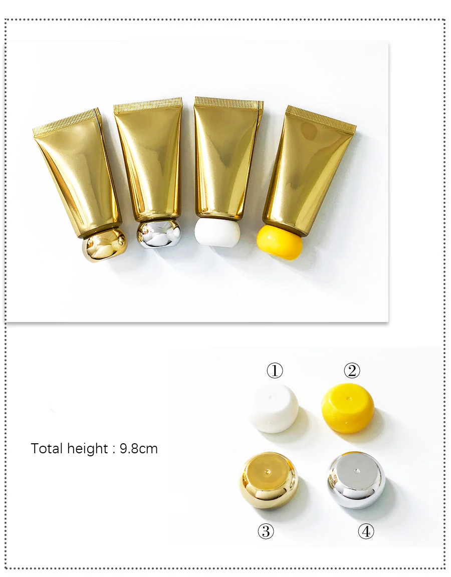 40ml Abl Flip Top Squeeze Customized Squeeze Empty Lotion Tube