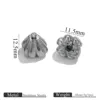 Bud charm silver