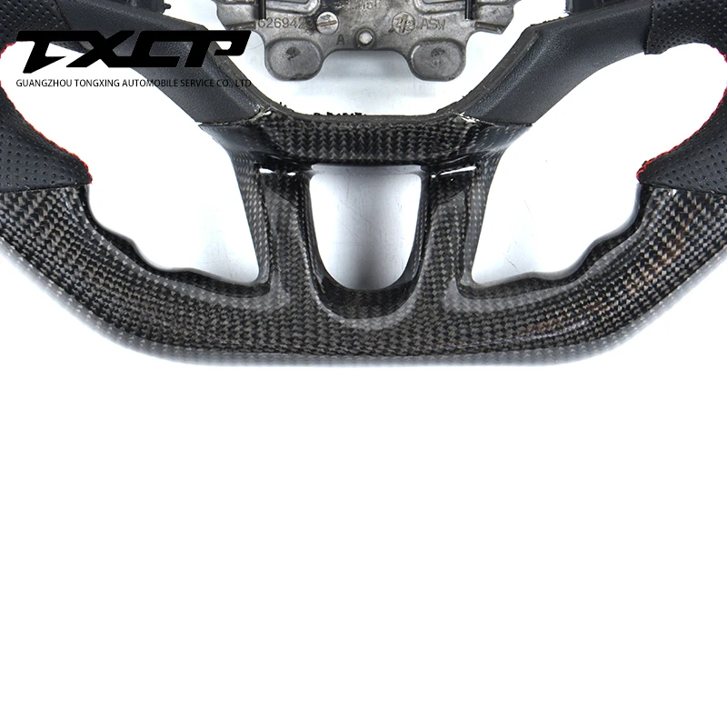 Fit for Peugeot 308S Custom Universal Car Steering Wheel Auto Alcantara Led Carbon Fiber Racing Wheel Convertible