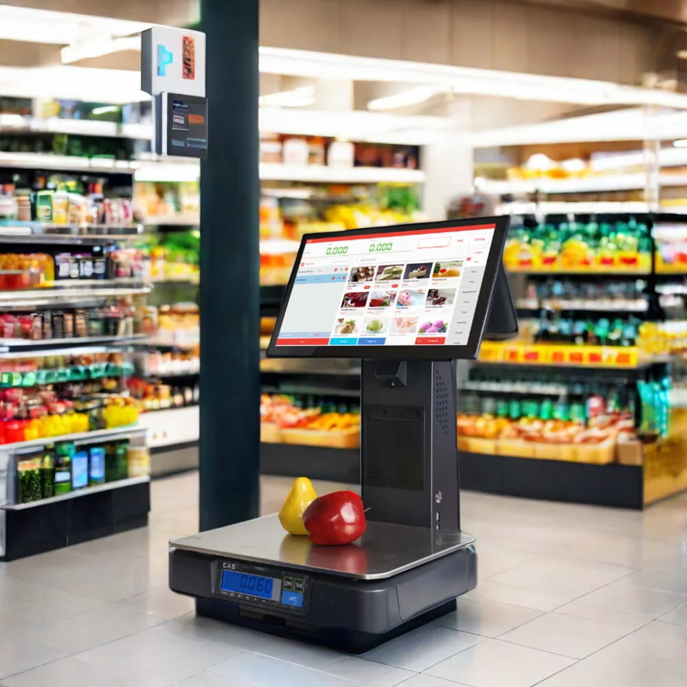 AI Weighing Scale Checkout Register Machine POS Systems with Cloudy ...