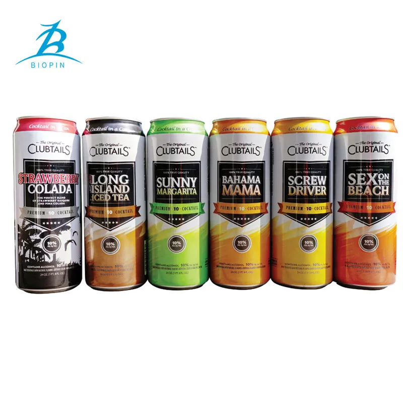 190ml 250ml 330ml 355ml 473ml 500ml Low MOQ Customized Print Blank Aluminum Beverage Monster Drink Energy Drink Cans