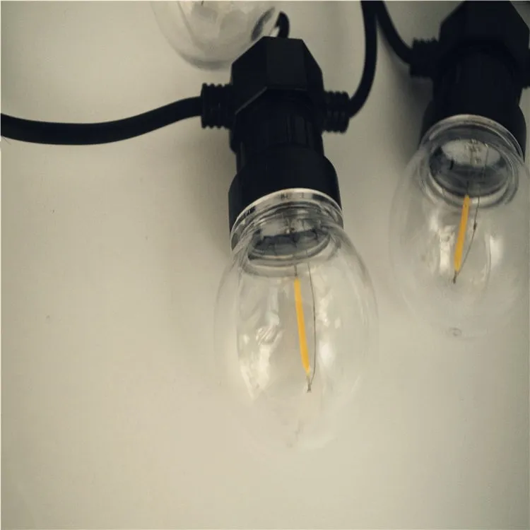 IP44 Weatherproof LED String Light Outdoor 5m 10m LED G50 Filament Bulb String Light Warm White Christmas Lights
