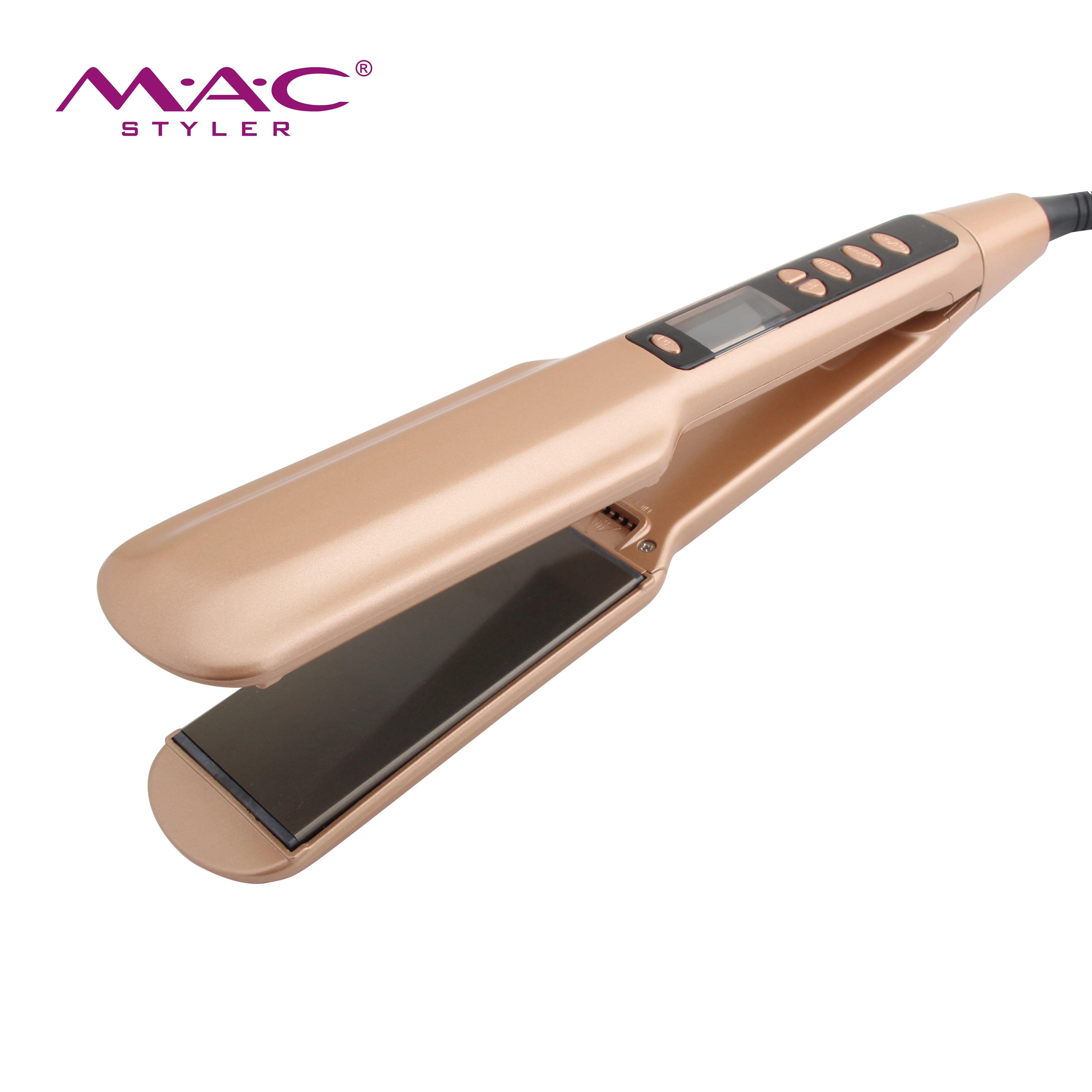 Оборудование для салона с регулировкой температуры 480F выпрямитель для волос Парикмахерская Земляная посуда нано титановые пластины здоровый выпрямитель для волос