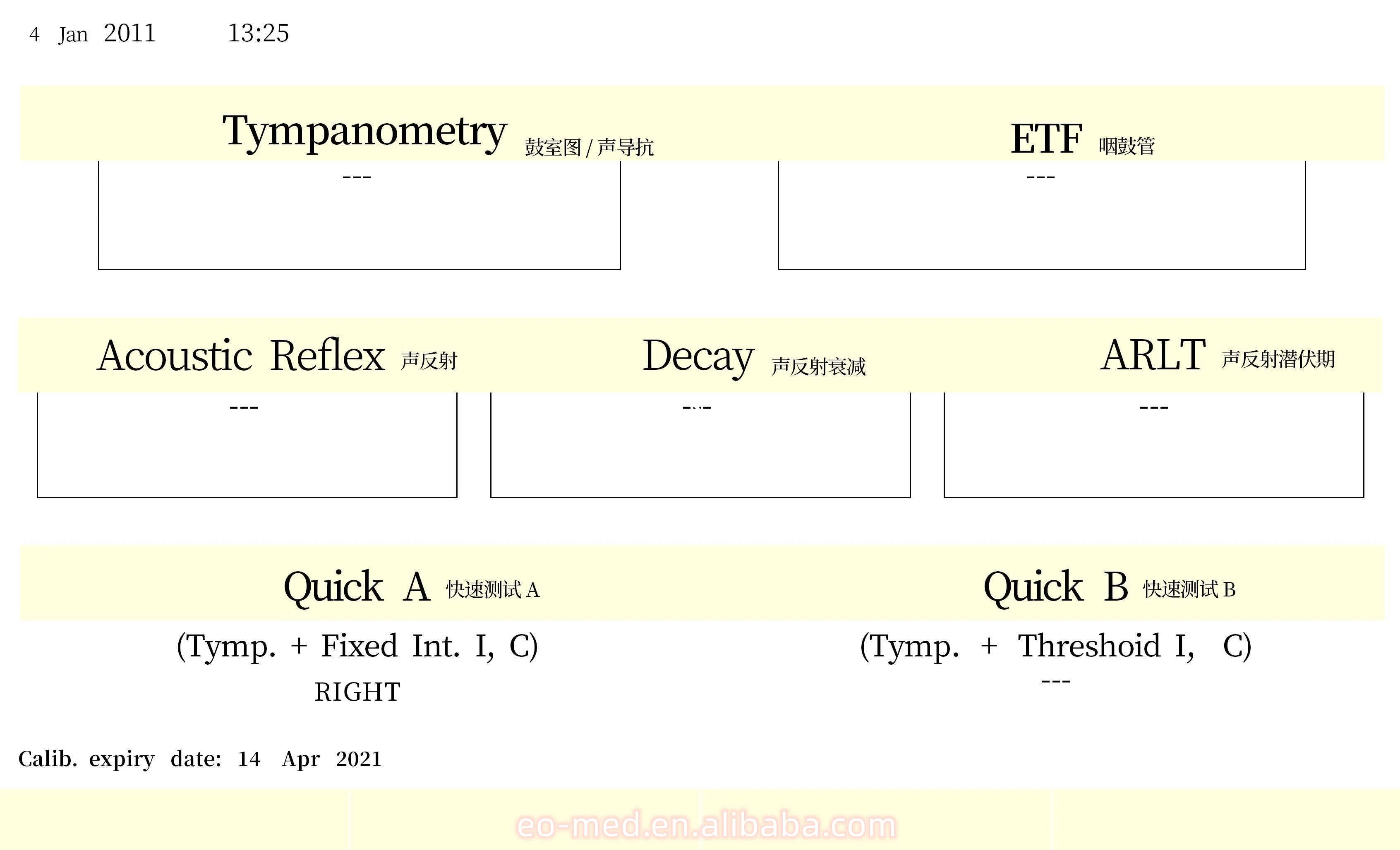 Tympanogram Automatic,Manual Test Tympanometer And Audiometer Clinical