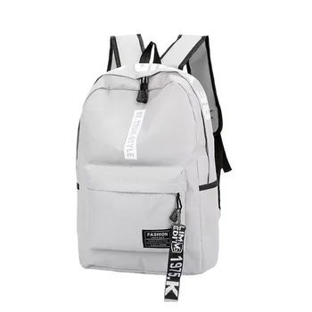 Hot Sale Manufacture Custom Student Schoolbag Canvas Large Capacity Student Fashion Small Fresh Backpack