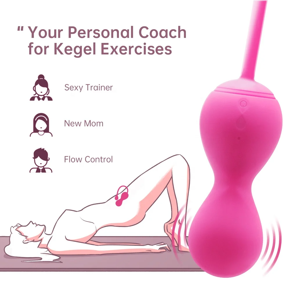 Wireless APP Remote Control Kegel Balls Vibrator with Remote Doctor Recommended Tightening Training System for Women