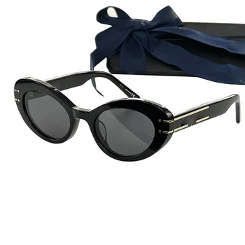 2024 luxury designer sunglasses men women cat eye fashion trendy famous brand uv400 OEM ODM womens popular shaped retro glasses