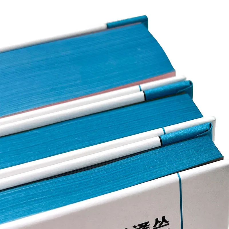 High Quality Hardcover Books Spray Edge Full Colour Offset Printing Film Lamination Customizable Hard Cover Cardboard Paperboard factory