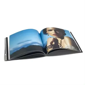 Quality Softcover Paperback Catalogue Printing Gold Foil Embossing Book Cover Printing Magazine Picture Book