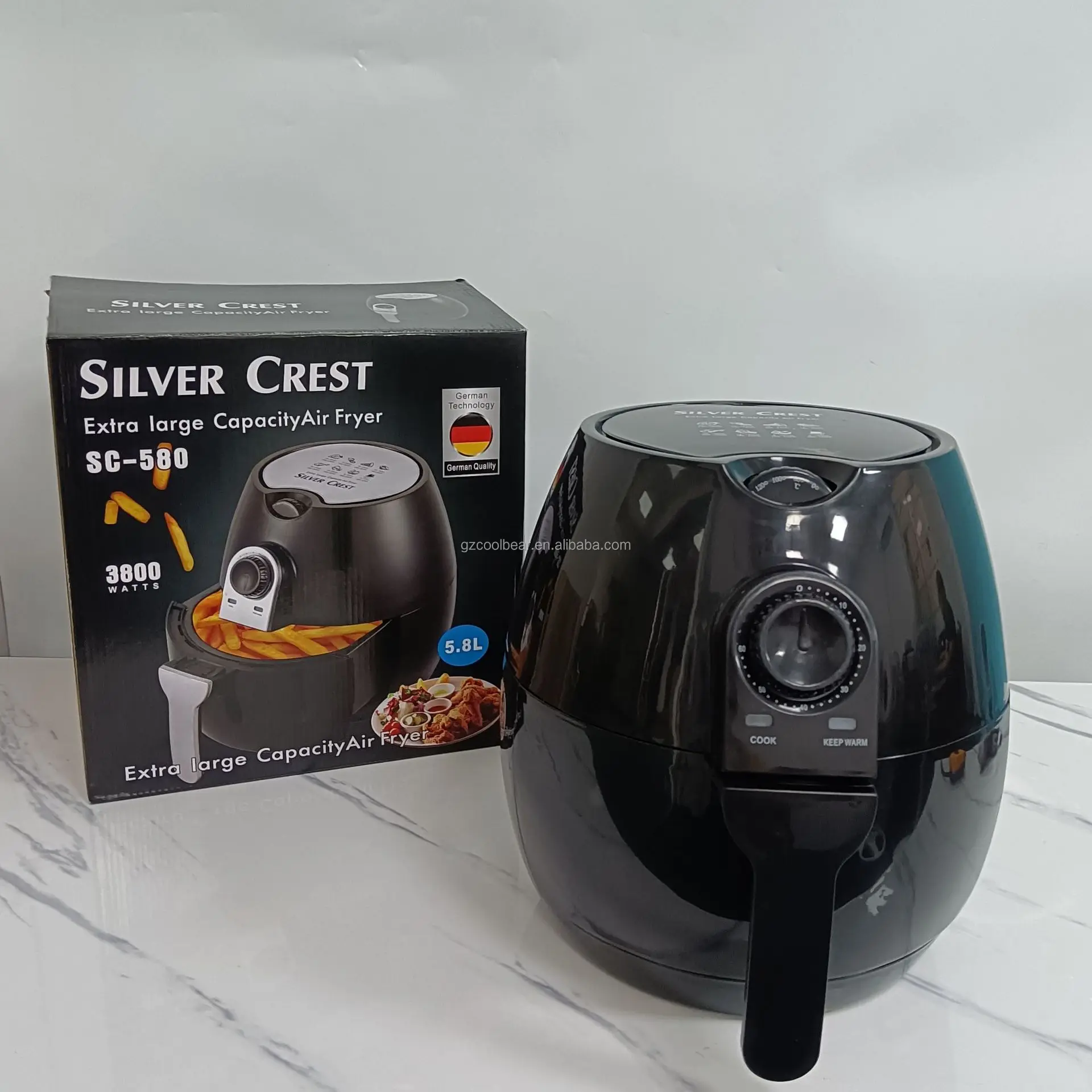 yemoat - Silver Crest Extra Large Air Fryer .