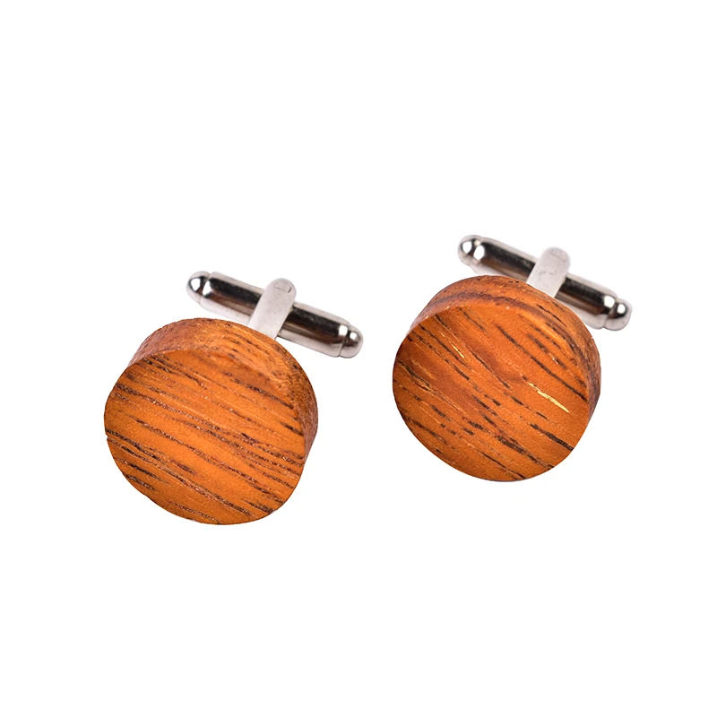Новинка, индивидуальные квадратные деревянные Запонки для мужчин