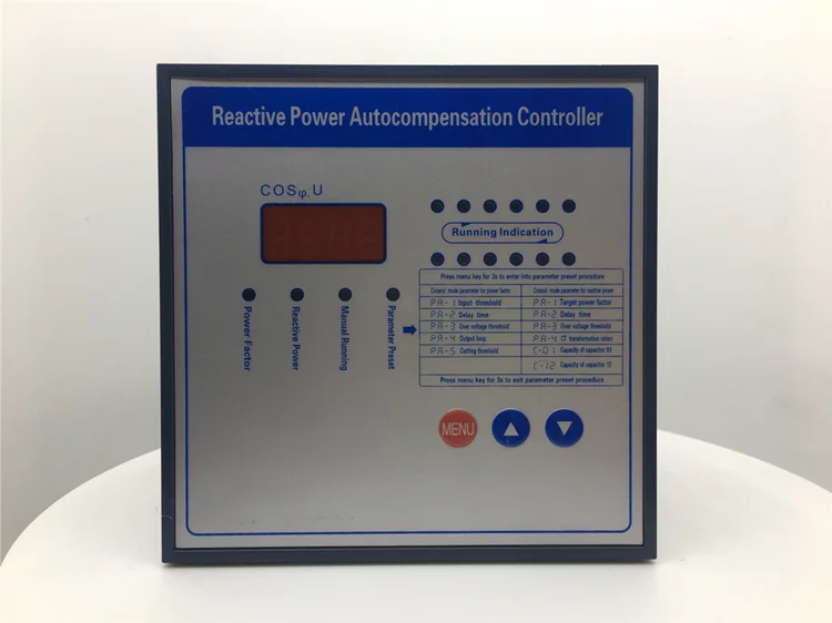 Factor JKW5C 380V 6 Steps Reactive Power Compensation Automatic Controller