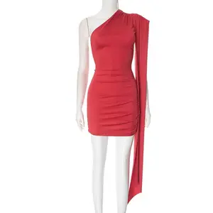 Dropshipping 2026 Boutique Sleeveless Fashion Summer Party Club Wear Evening Women's Dresses