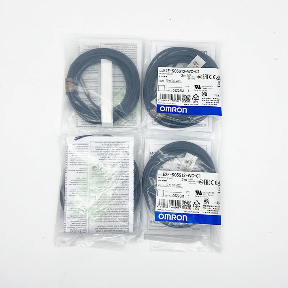 E2E S05S12 2M Sensor de proximidad estándar de pequeño diámetro E2E-S05S12-WC-C1