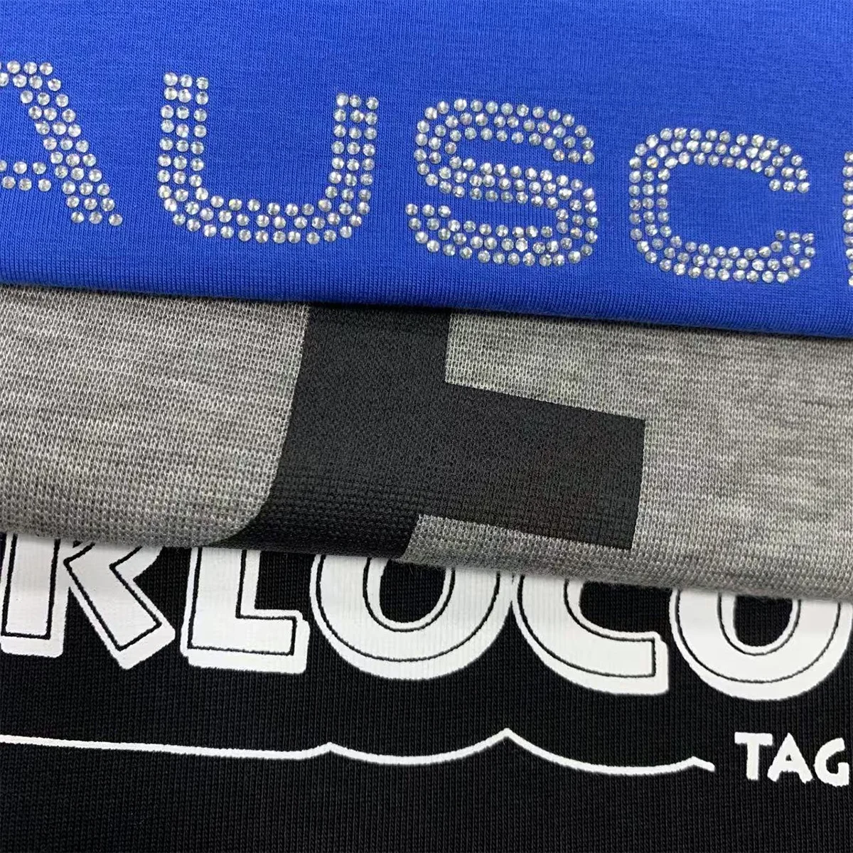 Factory Bulk Wholesale Premium 100% Cotton T-shirt Embroidered Thermal Long Sleeve Jersey Tshirts for Men Long Sleeve