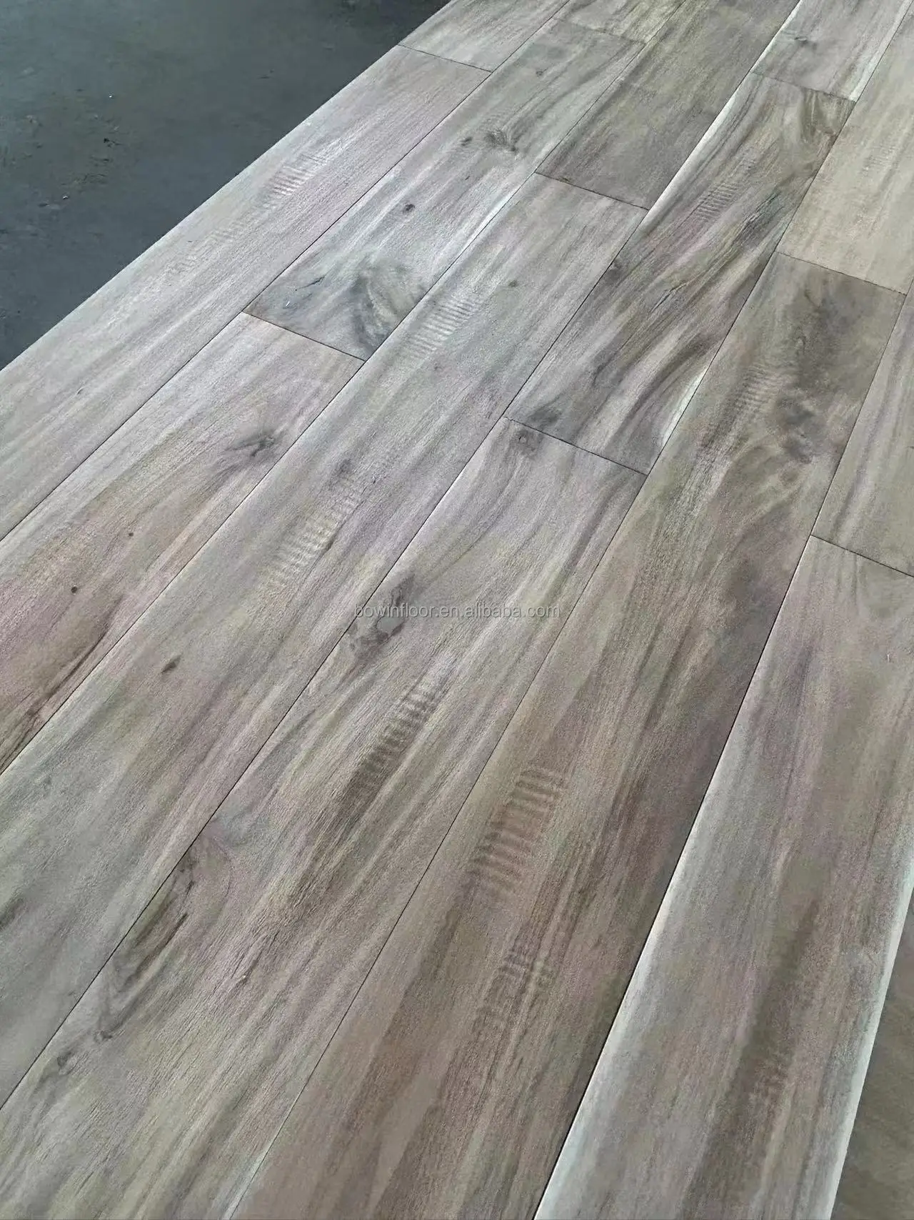 Hand Scraped Unfinished Acacia Hardwood Flooring Solid Wood Flooring ...