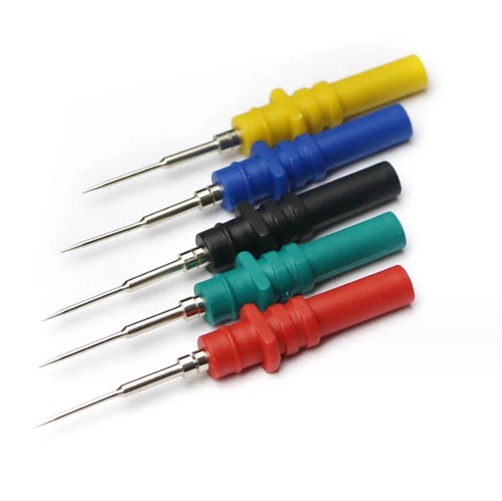 Sonde A Ago Piercing HT307 Set Di 5 Sonde Hantek HT307 Per Oscilloscopio - Aghi Piercing Posteriori, Colori Assortiti Multimetro Ht
