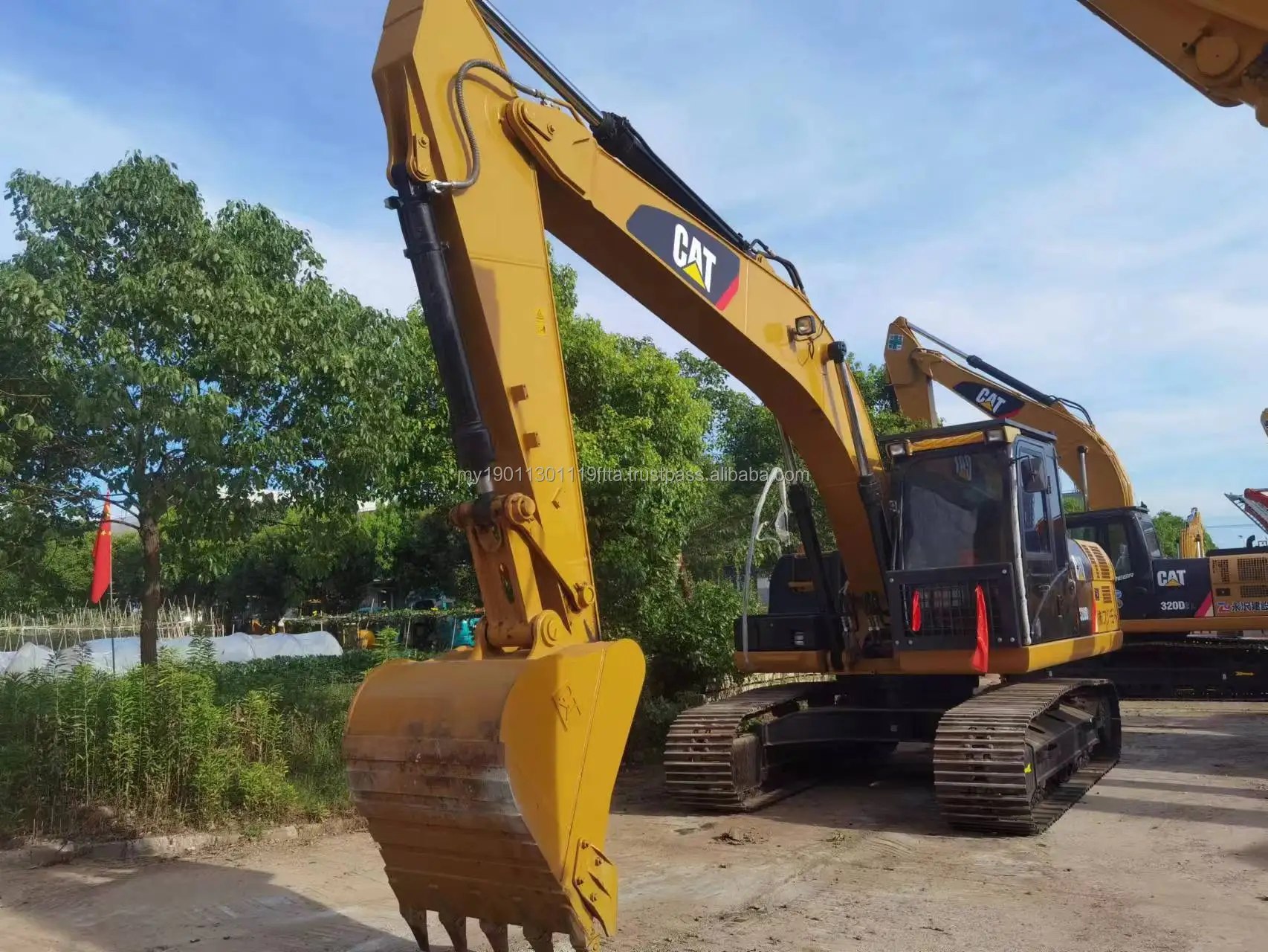 Second Hand Construction Equipment Caterpillar 320d2l Crawler Excavator ...