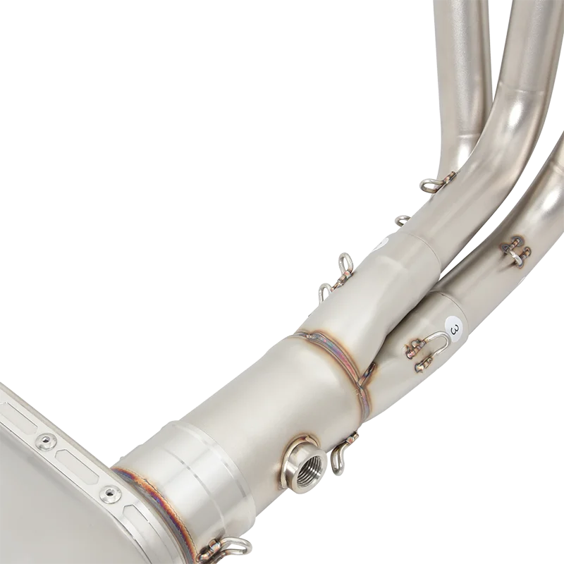 Мотоциклетная полная система выхлопных газов для Yamaha MT-09 XSR900 трассировщик 900 GT модификация звеньевой трубы глушитель из углеродного волокна DB