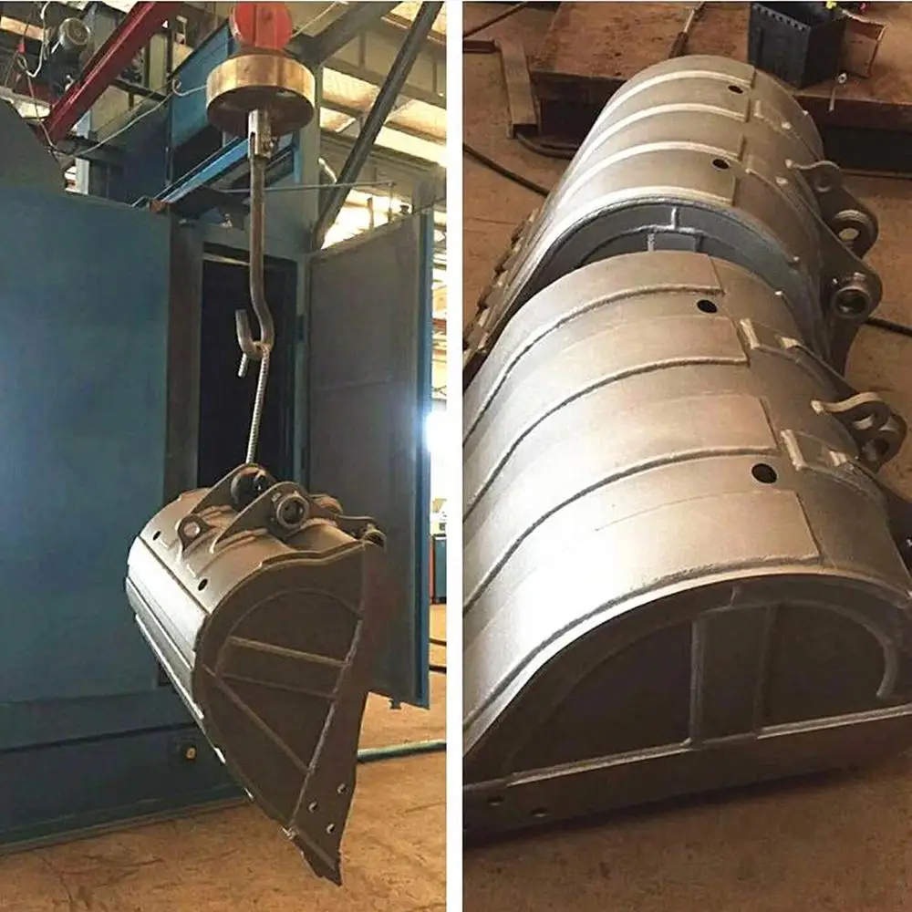 High Efficiency Overhead Hanger Chain Hook Type Abrator Shot Blasting Machine for Gas Cylinders