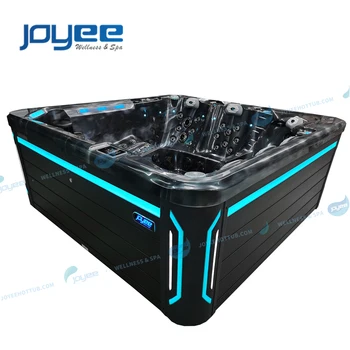JOYEE CE Approved Balboa Spa Touch 6 Places 133PCS Water Jets Spa Pool Waterfall Relaxation Outdoor Whirlpool Hot Tub