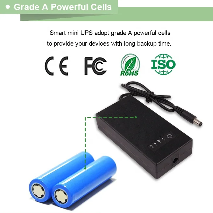 WGP Router Wifi Backup Battery 12volt 12 V 12v1a Power Bank Supply Box DC 1A 12V Mini UPS for Wifi Router Modem CCTV Camera Home