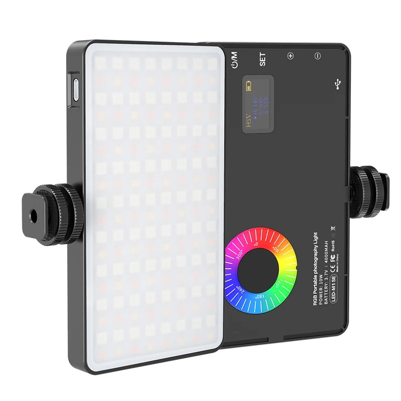 Luce LED Video M16 RGB JYYXF | Mini Pocket Fill Light 1500mAh 3000K-9000K
