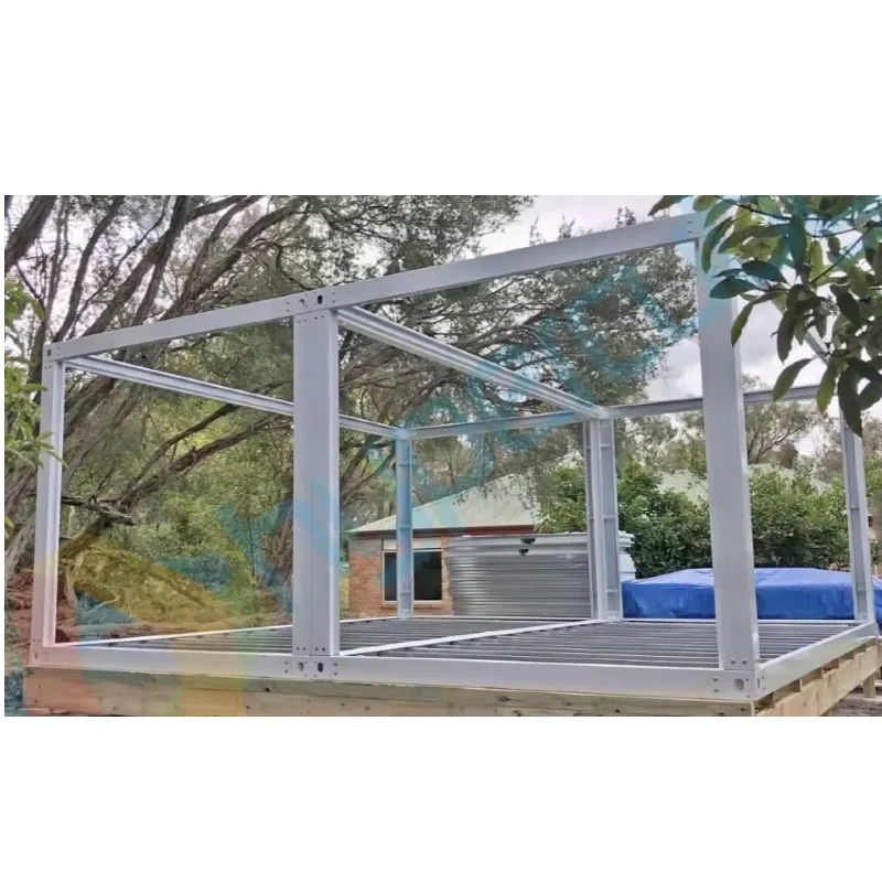 modular 20ft shipping Collapsible container house frame