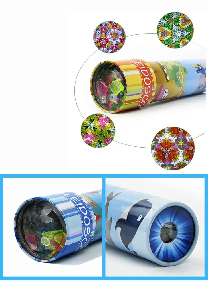 2019 новая образовательная металлическая мини-калейдоскопическая игрушка