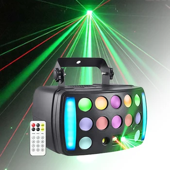 Portable RGBW Effect Light Laser Rain Butterfly Light With Remote Control For Stage Lighting Family Parties