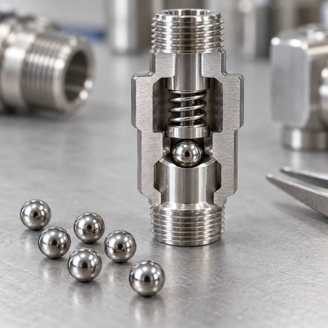 Factory 4.3mm 4.6mm 4.7mm 4.8mm 4.9mm AISI 304 Solid Stainless Steel Ball for Valves Pumps Sprayers and Industrial Hardware