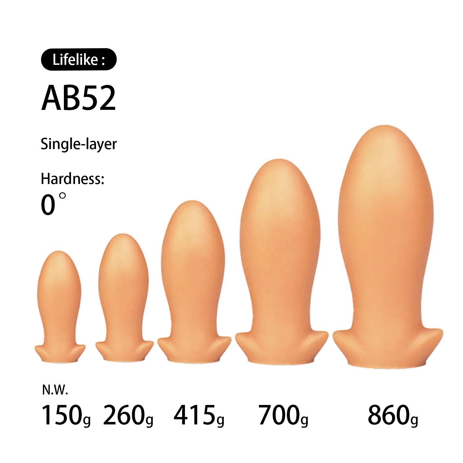Ultra Soft Butt Plug Liquid Silicone Anal Plug Trainer Kit Anus Dilator  Vaginal Prostate Massage for Beginner Advanced Players